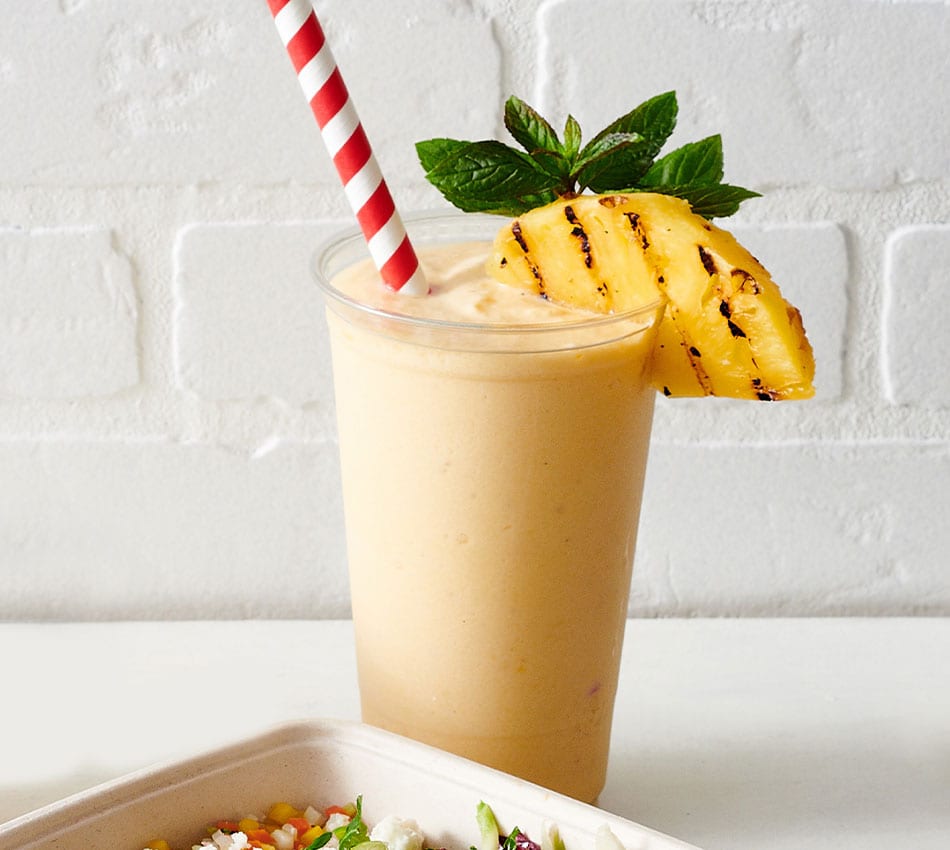 Grilled Pineapple Cream Smoothie